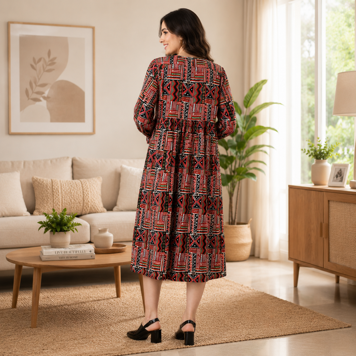 Hue's That Girl Maternity and Nursing Dress Multi