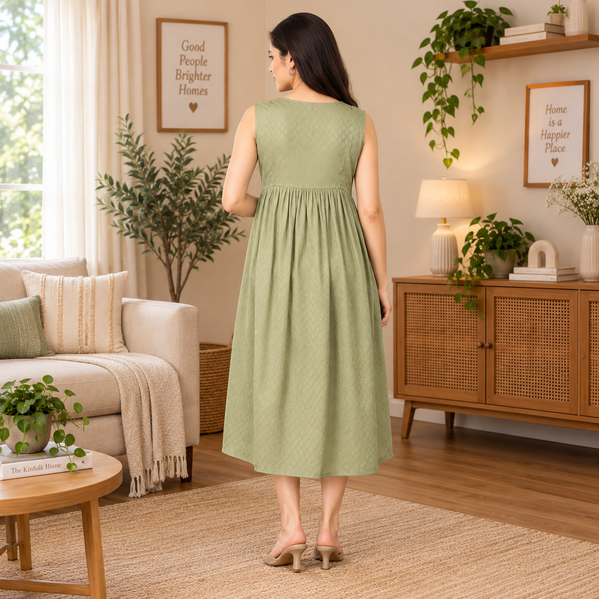 Floret Fizz Maternity and Nursing Shacket Dress Multi
