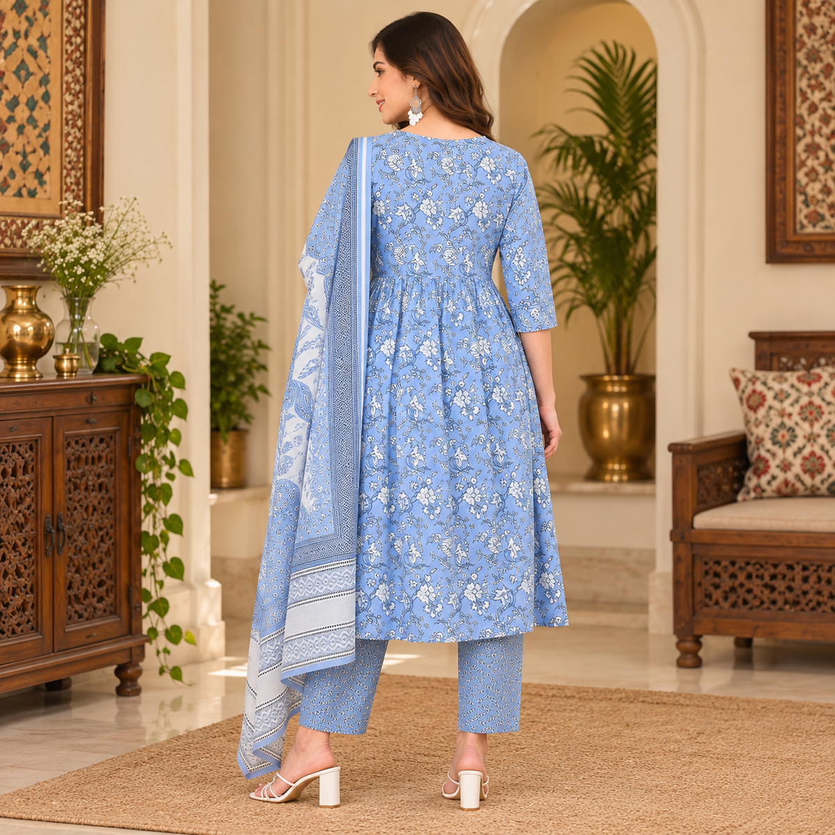 ShyamAab Maternity and Nursing Kurta Set Multi