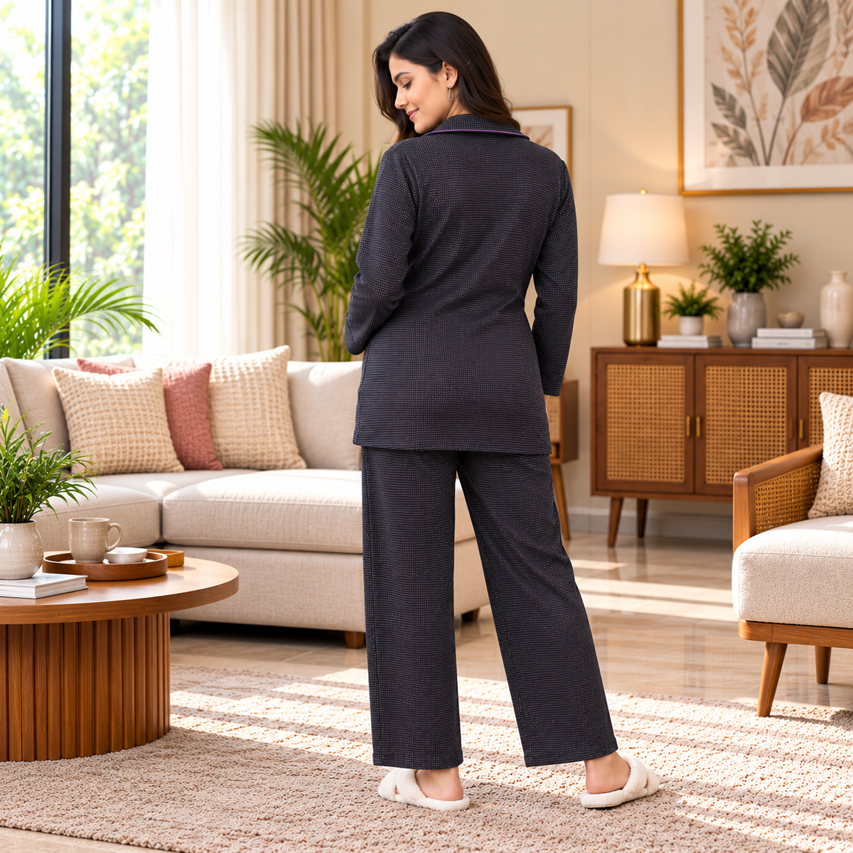 Wildflower Dreams Maternity and Nursing Bomber Jacket Co-Ord Set Multi