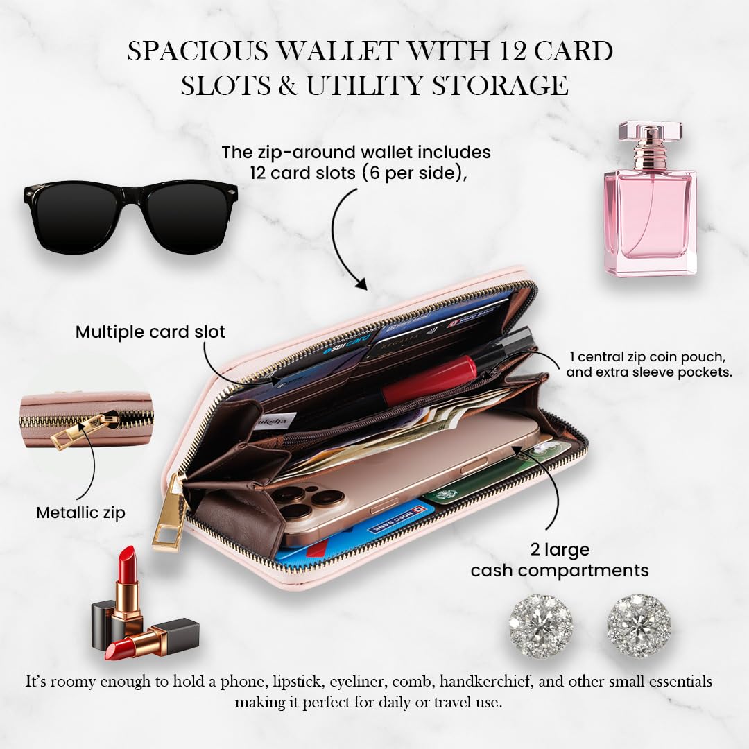 Women's Gift Hamper Set Wallet Watch Perfume