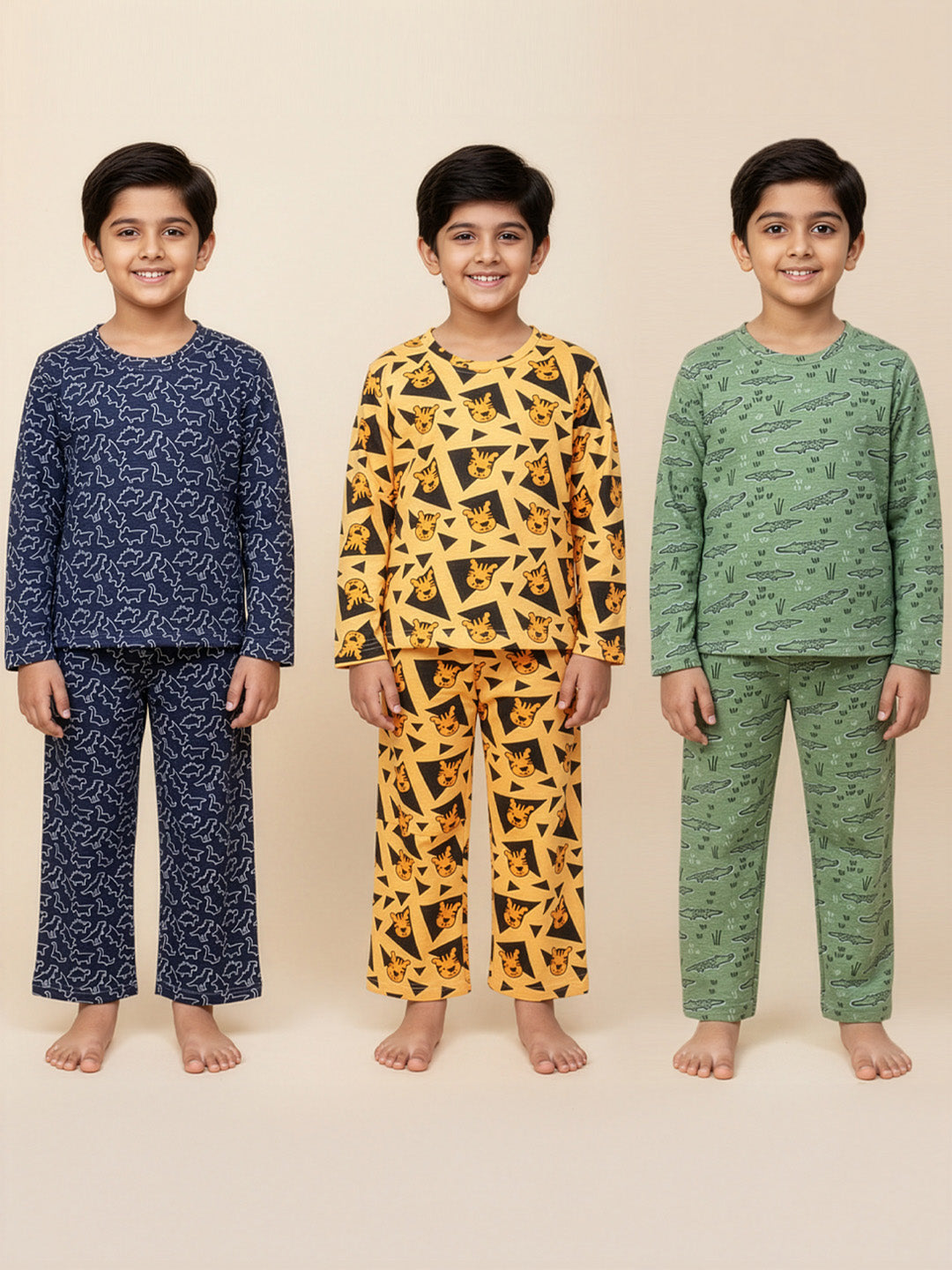 Tiger Tales Alligator Dinos Rule Kids Pajama Set Combo