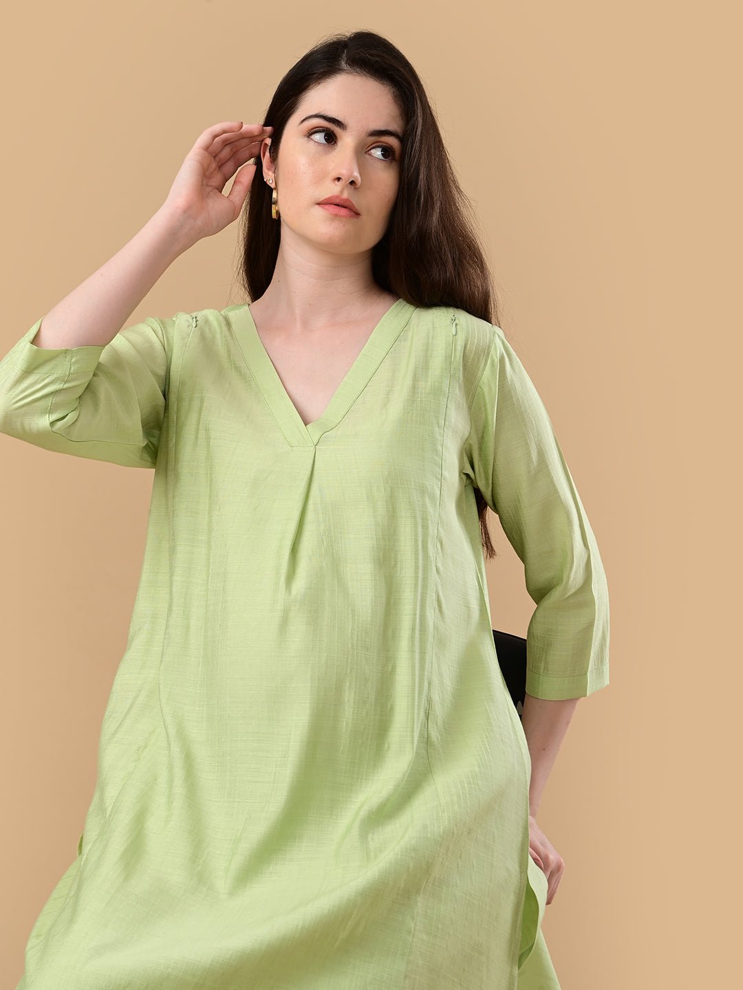 Aloe You Vera Maternity and Nursing Co Ord Set Pastel Green