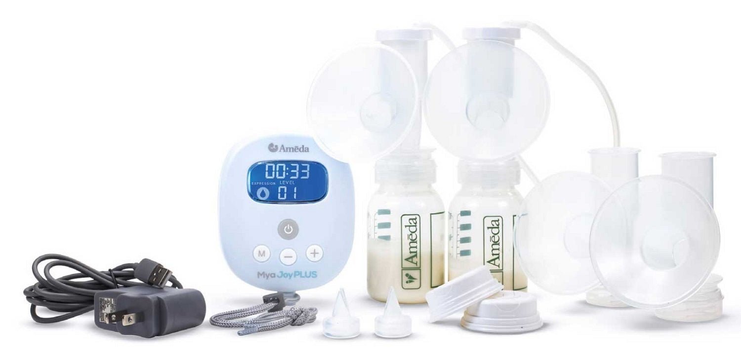 Ameda Mya Joy Plus Portable Electric Breast Pump Hospital Strength 1.7lb