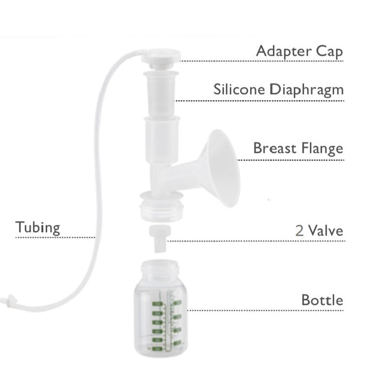 Ameda Universal Single Hygiene Kit Milk Collection System Breast Flange 0.44lb
