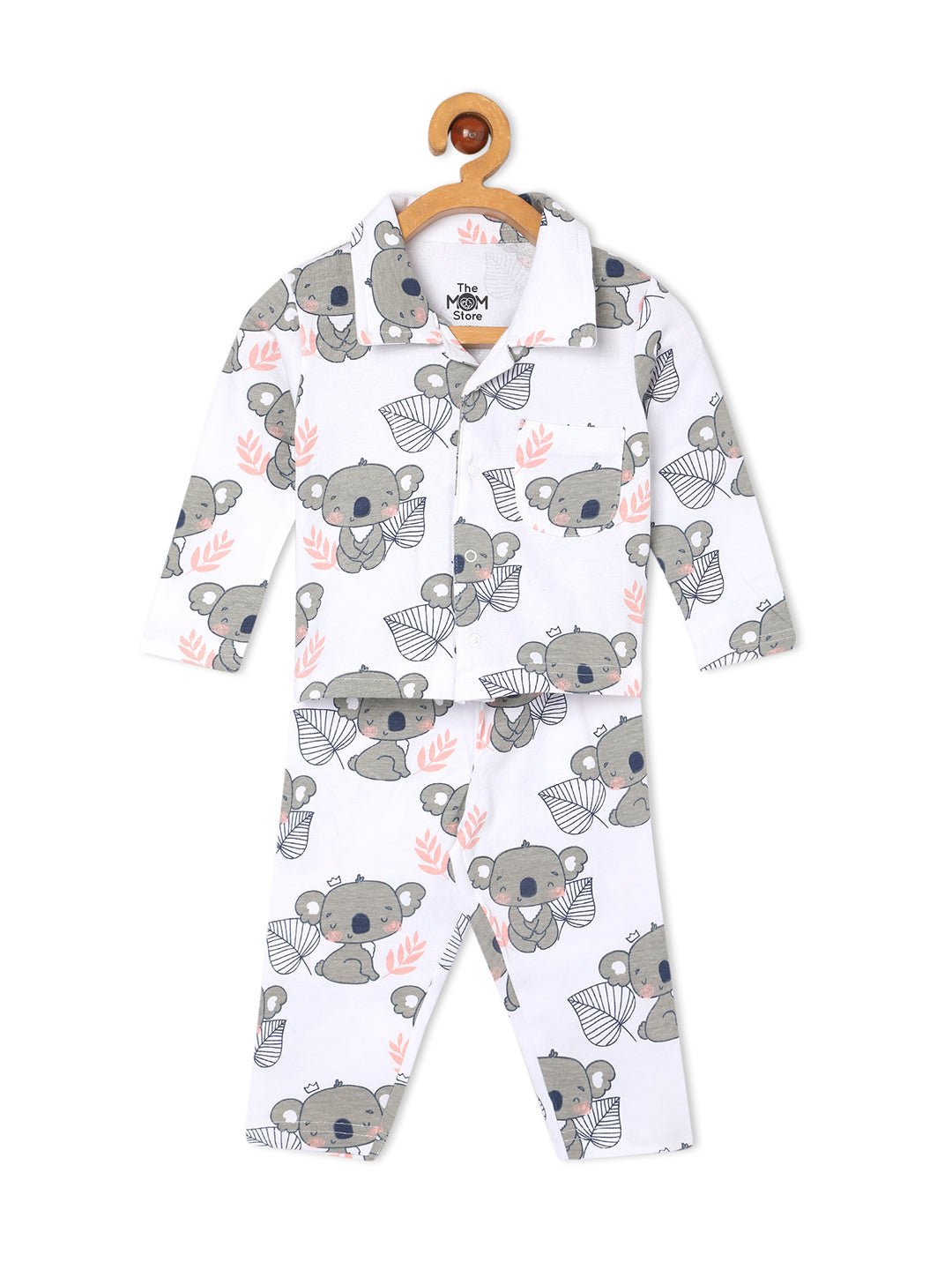 Baby Koala Mom And Baby Pajama Set Twinning Combo Of 3