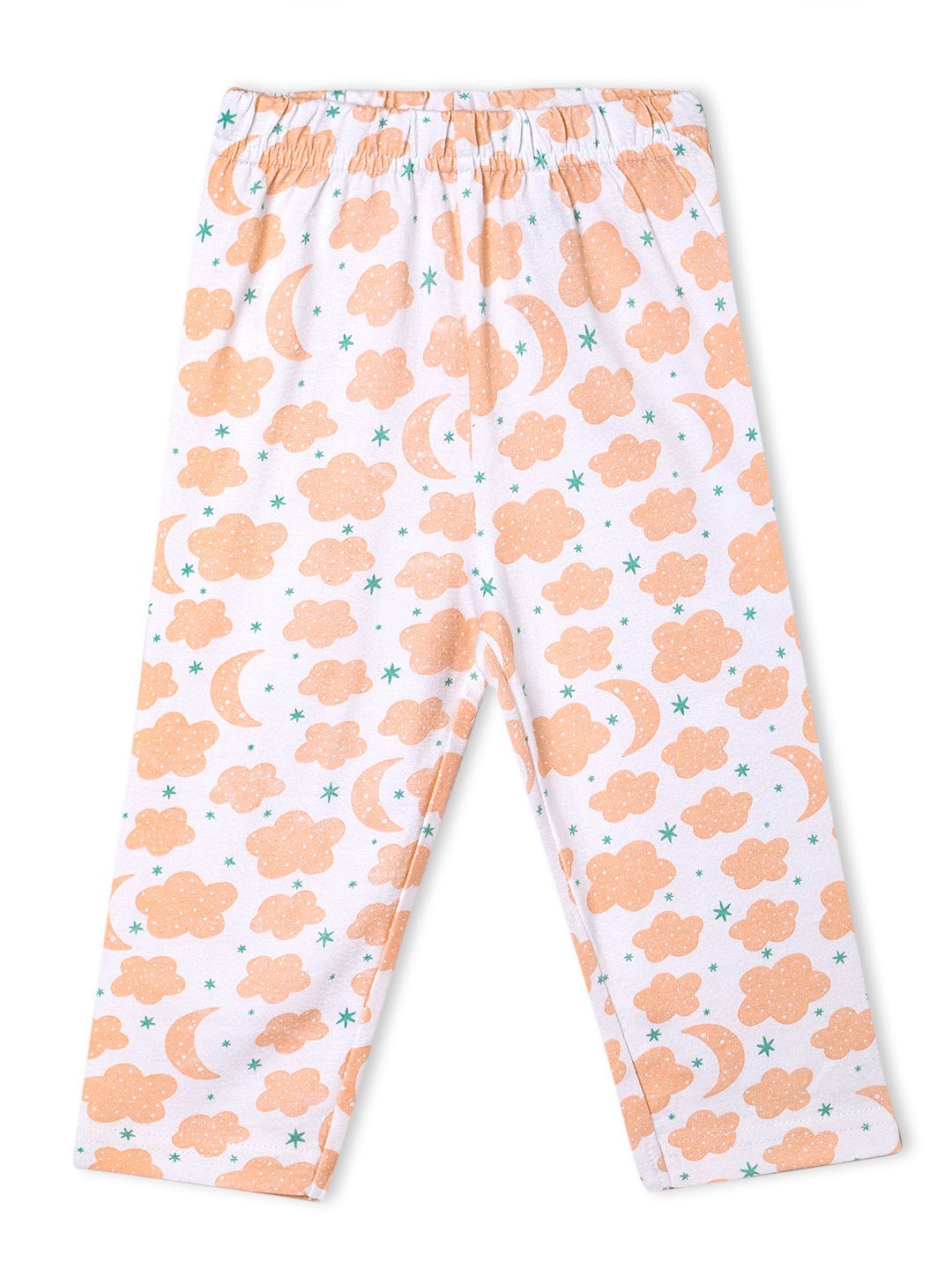 White Sweet Dreams Travel Pajama Set For Kids