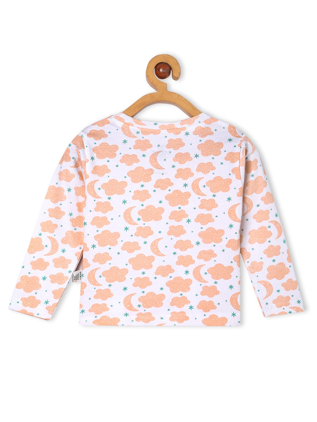 White Sweet Dreams Travel Pajama Set For Kids