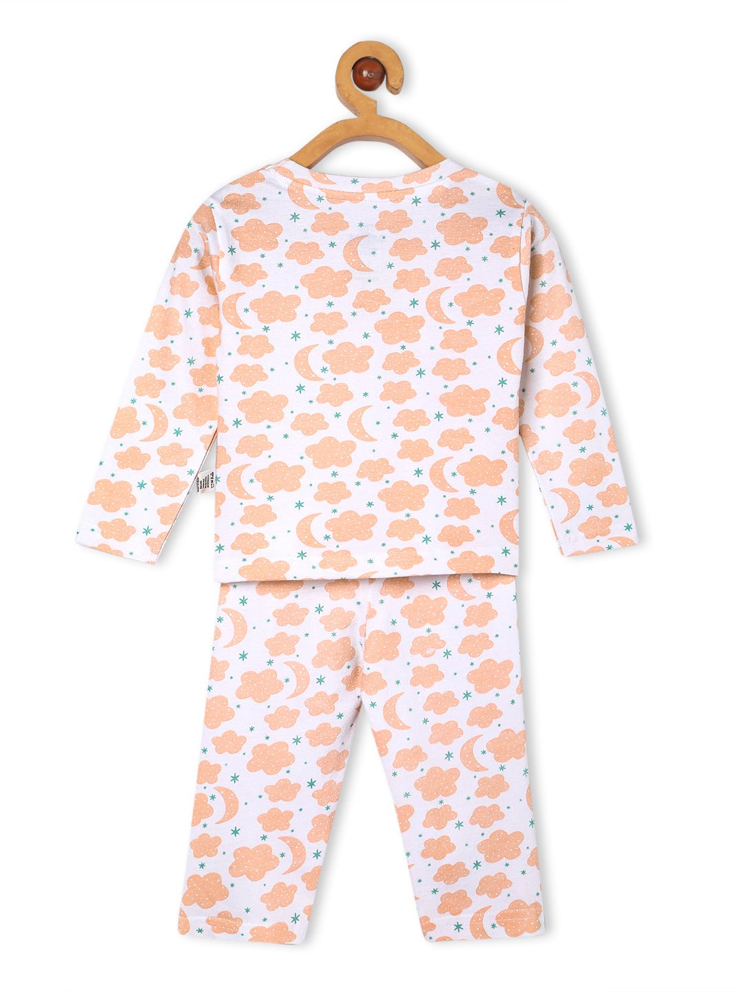 White Sweet Dreams Travel Pajama Set For Kids