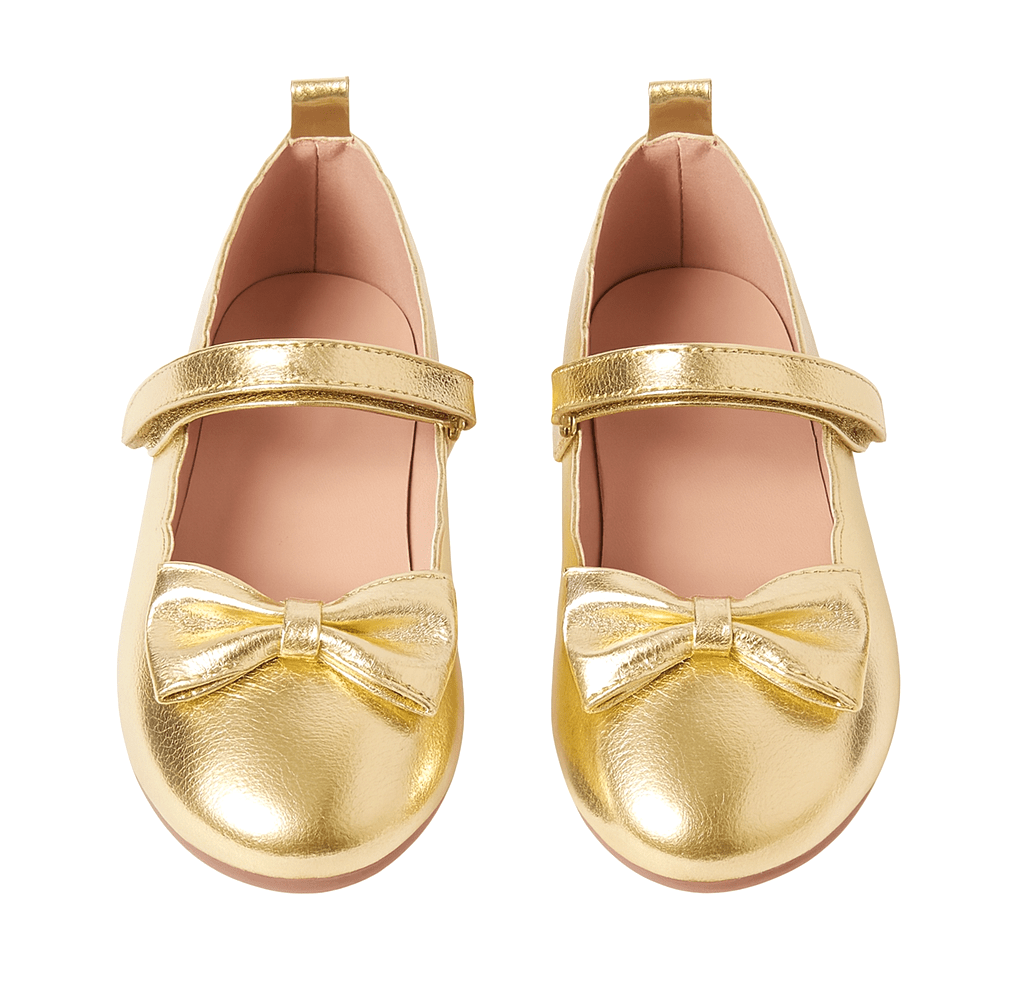 Baby Doe Golden Dream Ballerina Festive Party Shoes