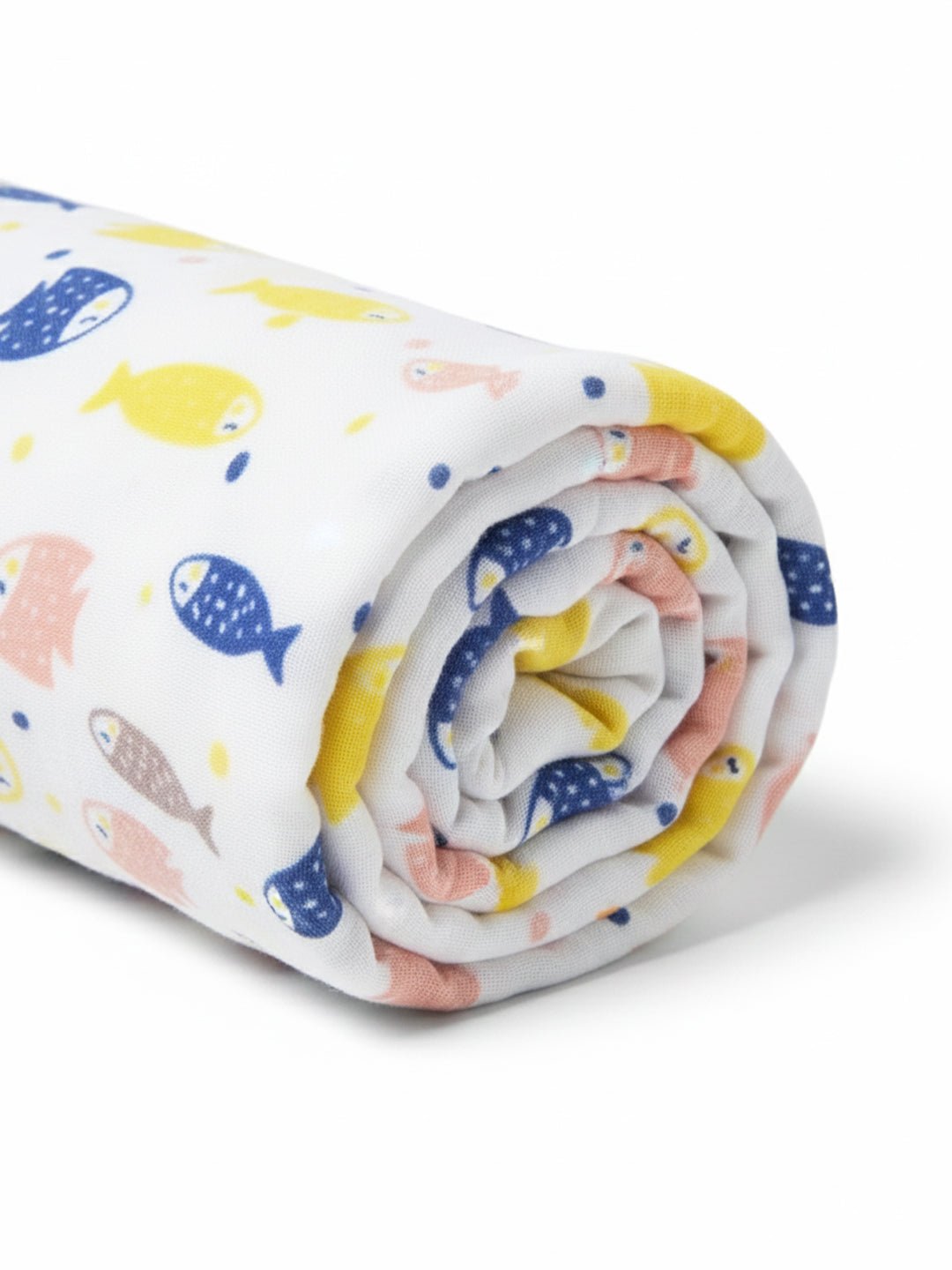 Finding Nemoo 1 PC Cotton Muslin Swaddle Wrap With Fish Print
