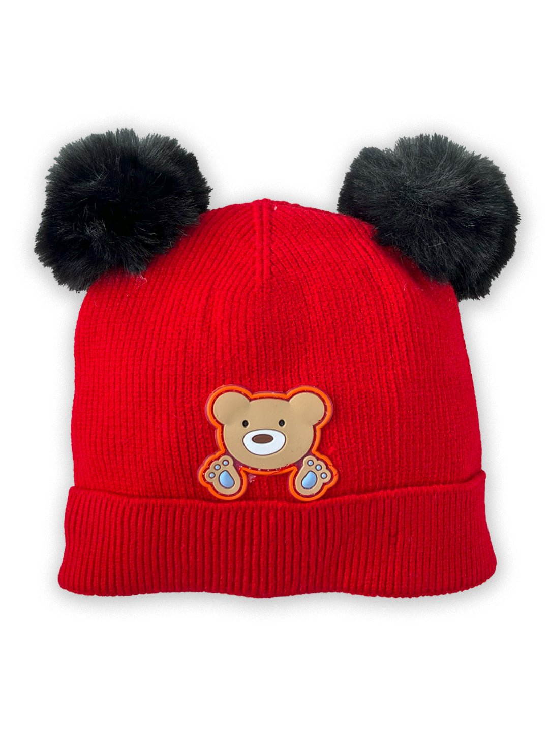 Mini Soul Bearly There Red Winter Knitted Cap