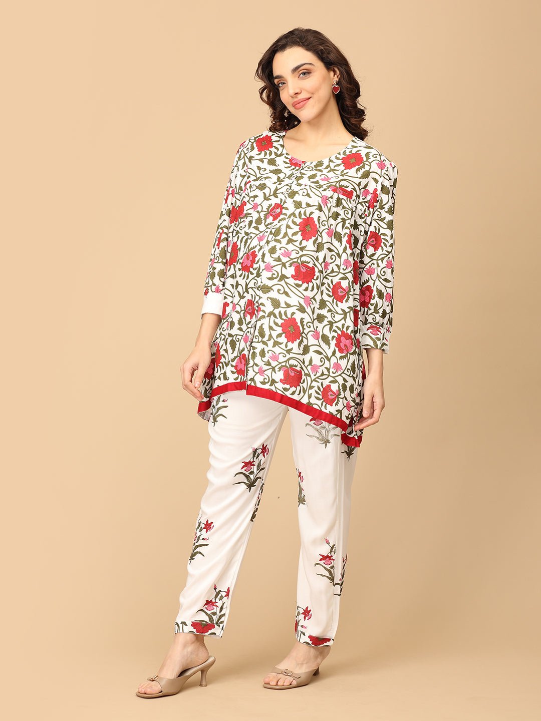 Bloom & Beyond Maternity and Nursing Co Ord Set Multi