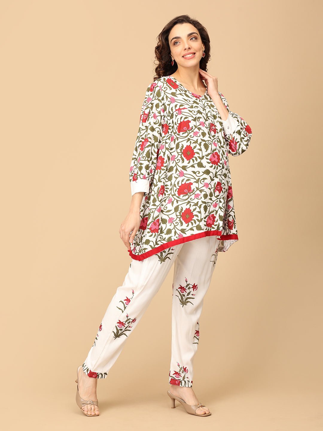 Bloom & Beyond Maternity and Nursing Co Ord Set Multi