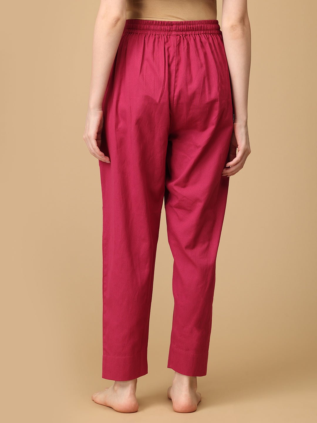 Blushin' Loungin Maternity Lounge Pants with Drawstring Magenta