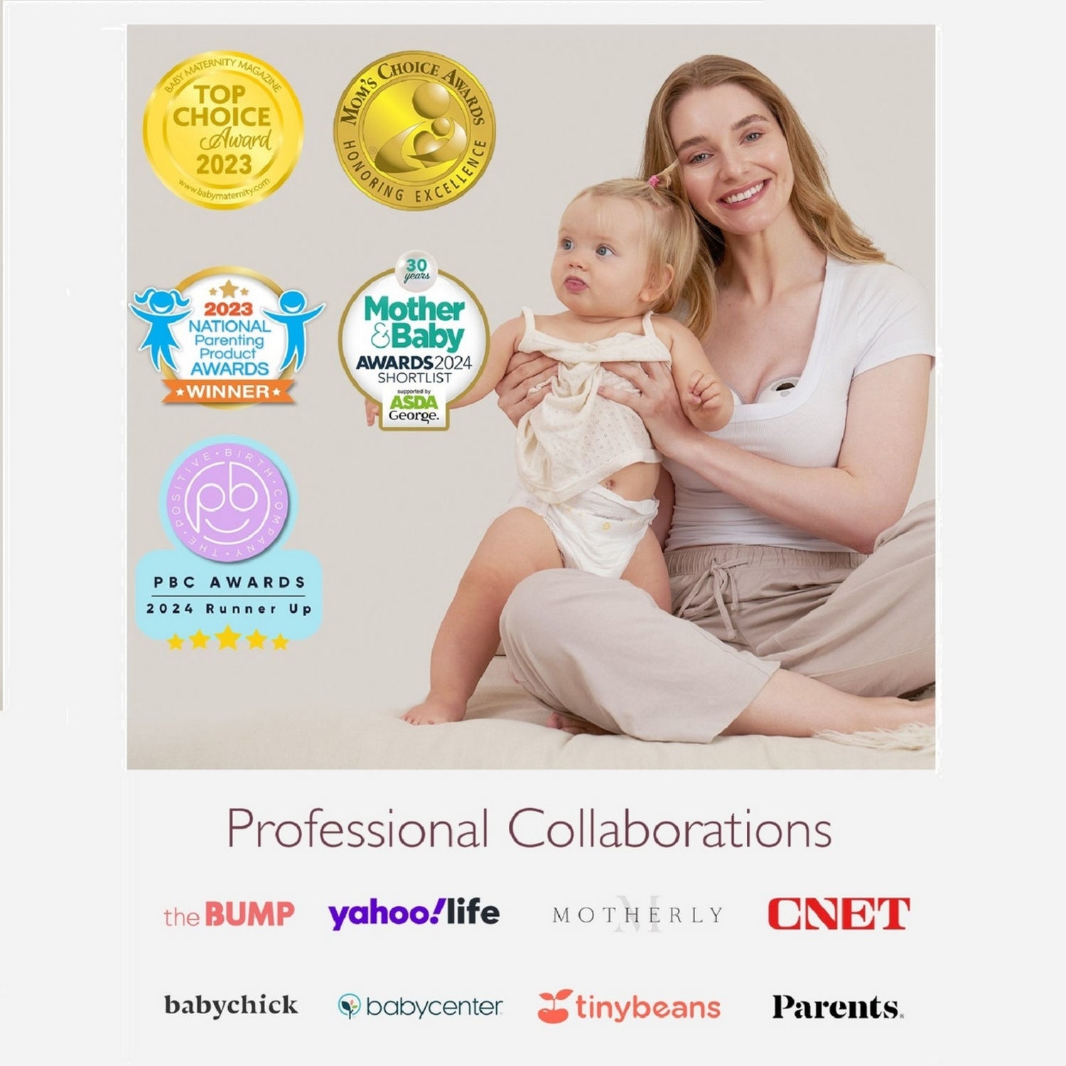 Momcozy M5 Single Wearable Breast Pump Quill Grey 120ml 0.51lb