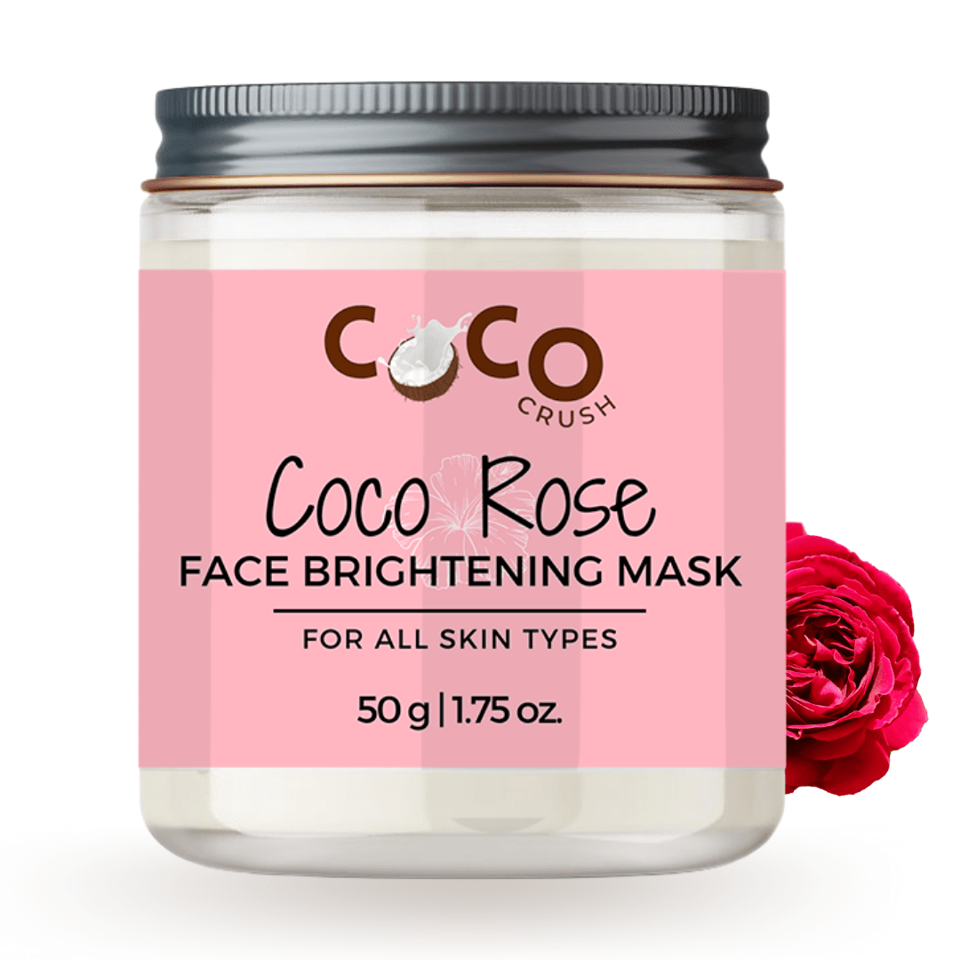 Coco Crush Rose Almond Face Pack Skin Brightening Lightening 50g