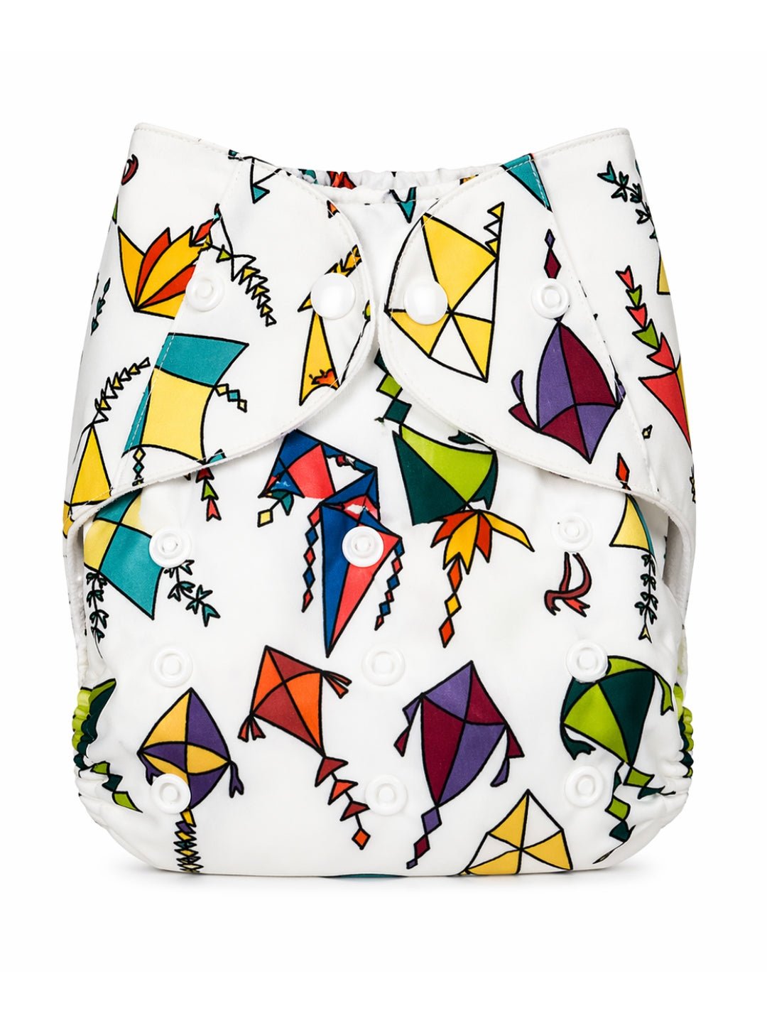 Colorful Kites Waterproof Reusable Cloth Diaper For Babies