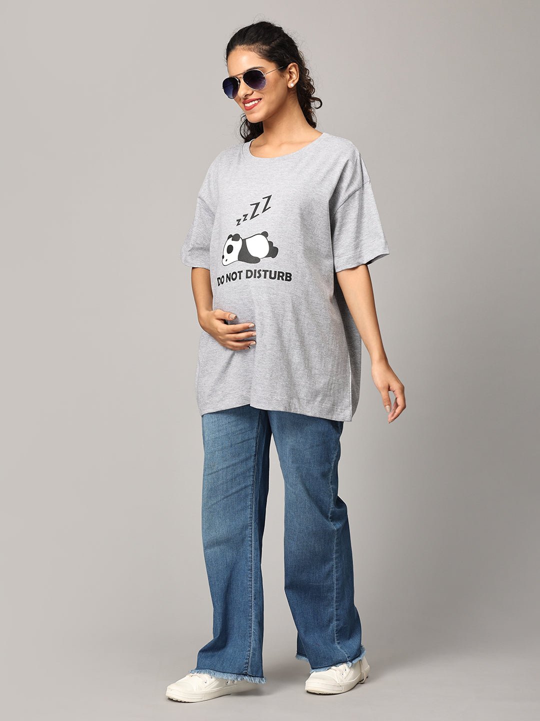 Mumma Oversized Maternity and Nursing T shirt Combo Option A
