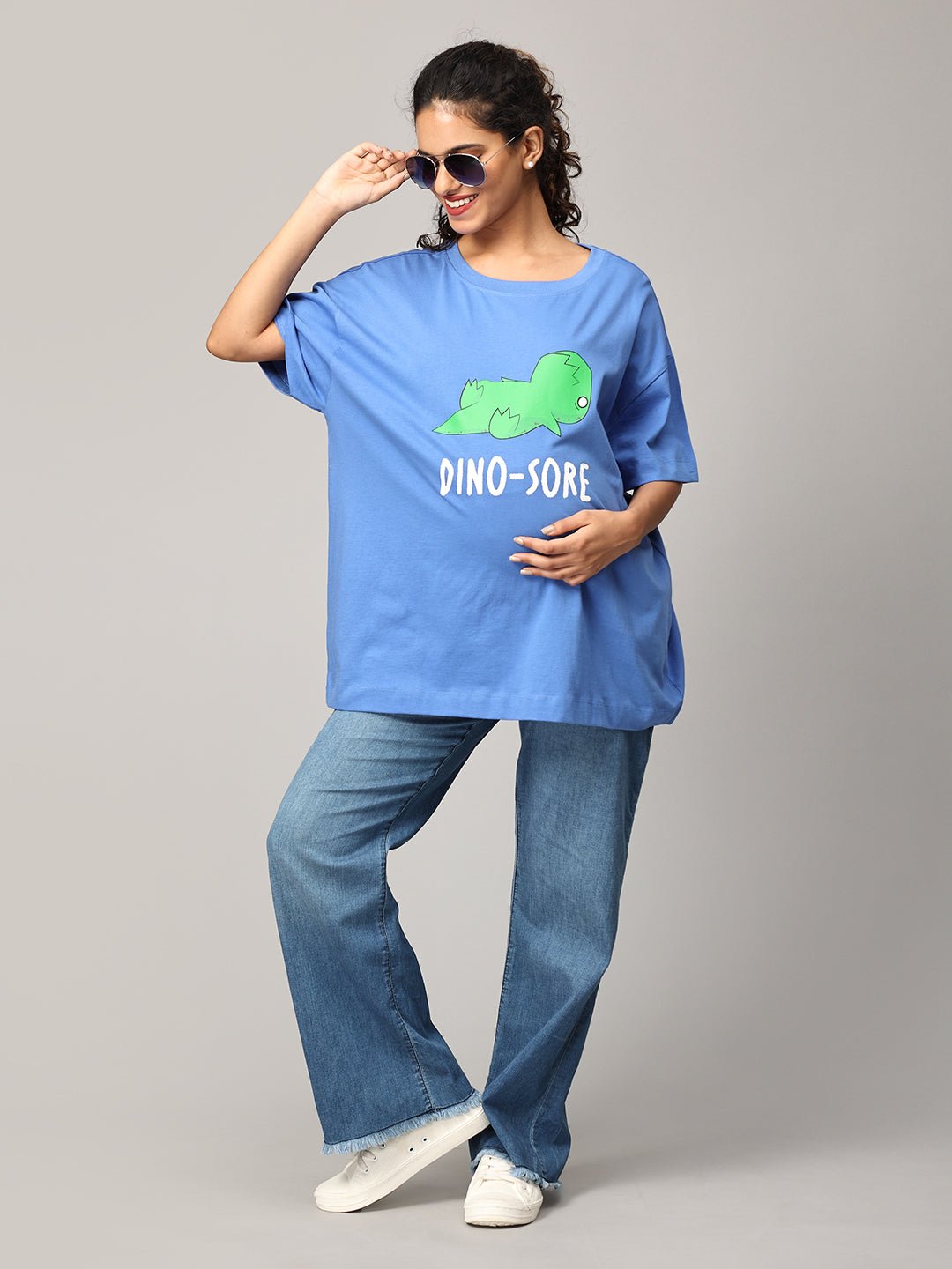 Mumma Oversized Maternity and Nursing T shirt Combo Option A