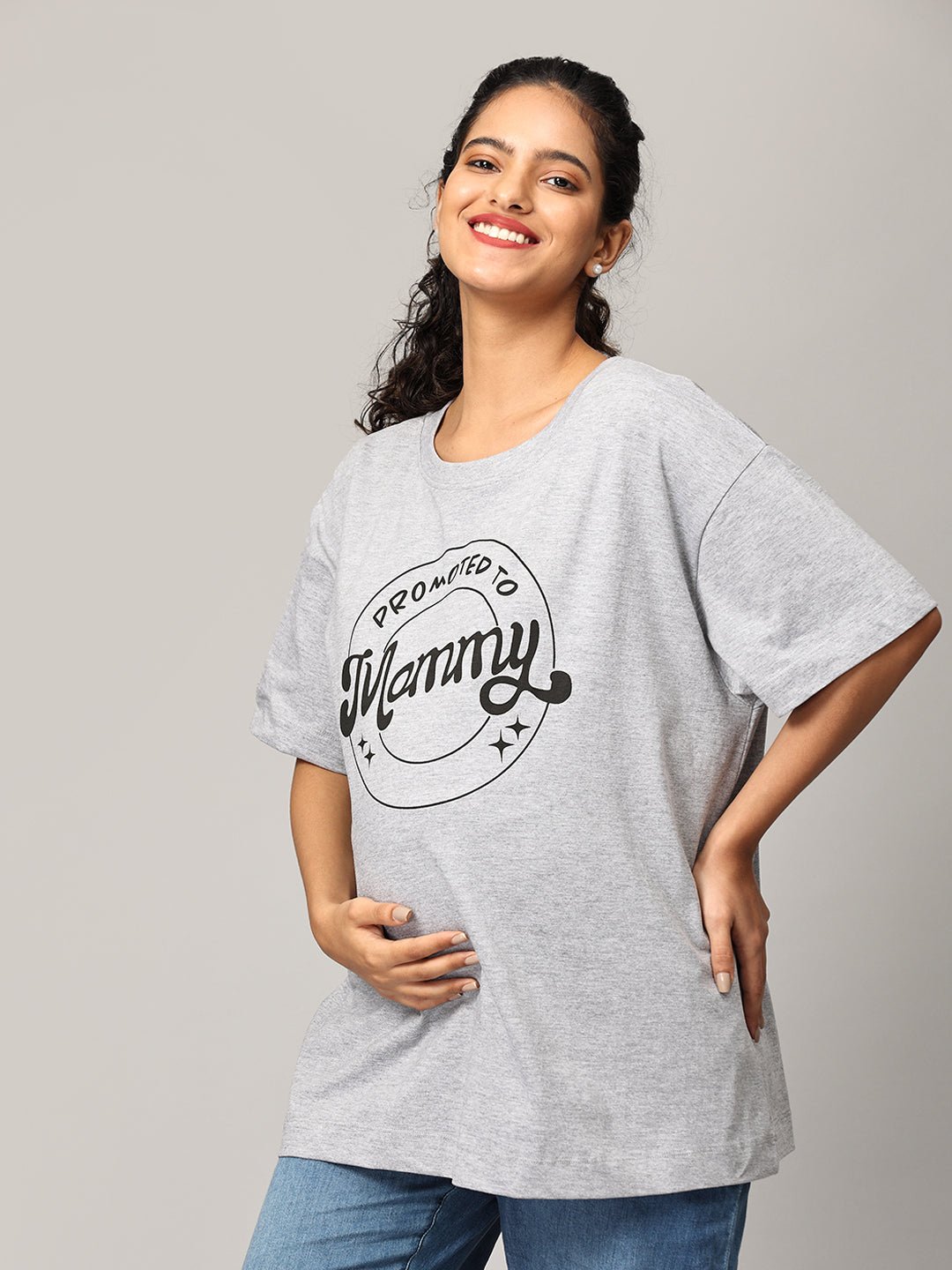 Mumma Oversized Maternity and Nursing T shirt Combo Option B