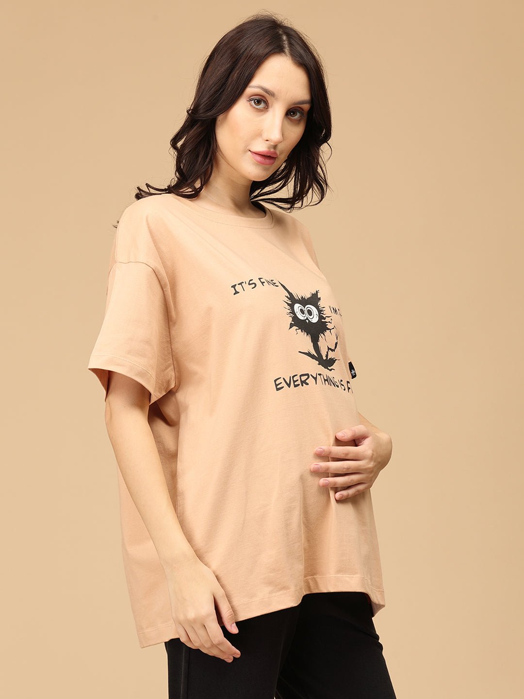 Mumma Oversized Maternity and Nursing T shirt Combo Option C