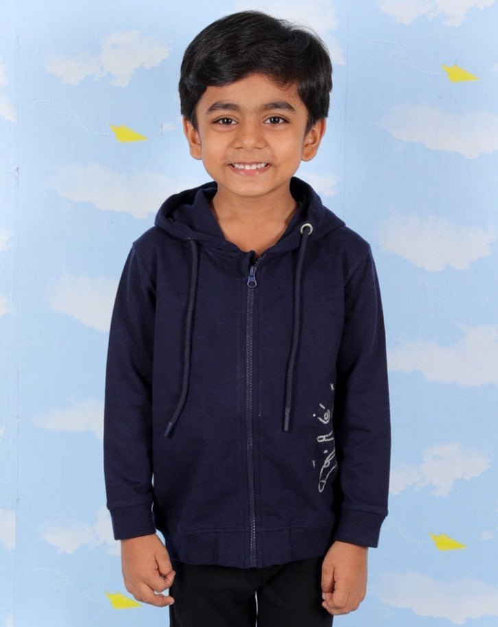 Combo Of 3 Kids Hooded Zipper Jackets