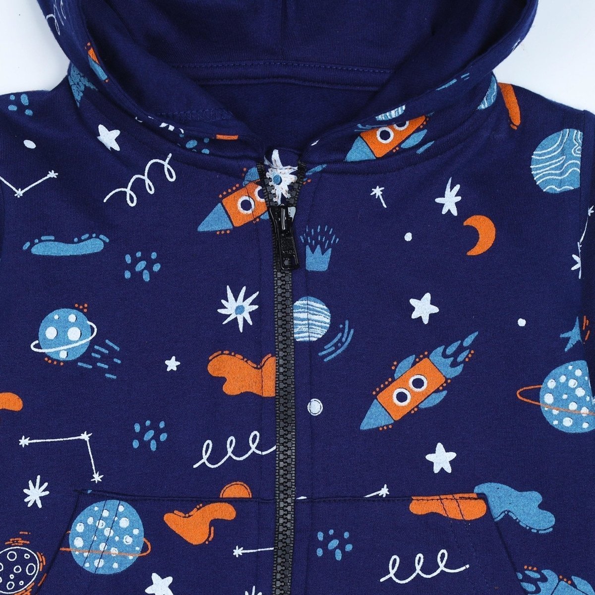 Combo Of 3 Kids Hooded Zipper Jackets