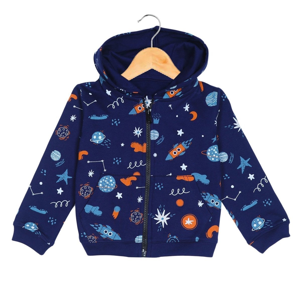 Combo Of 3 Kids Hooded Zipper Jackets