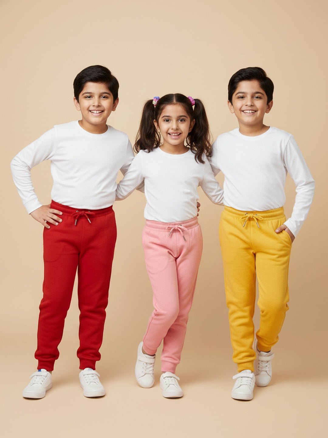 Combo Of 3 Winter Sweatpants For Kids