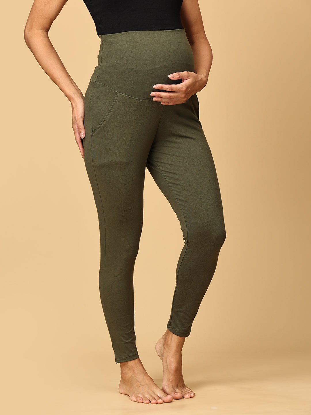 Comfy Maternity and Nursing Leggings Pack of 3