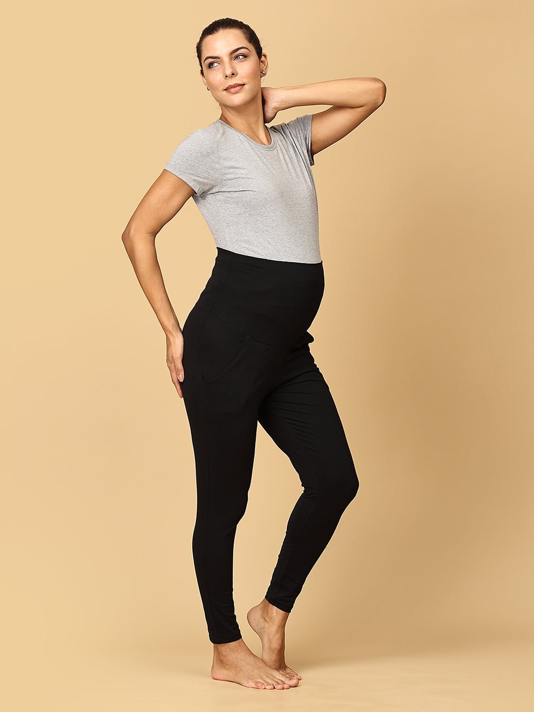 Comfy Maternity and Nursing Leggings Pack of 3
