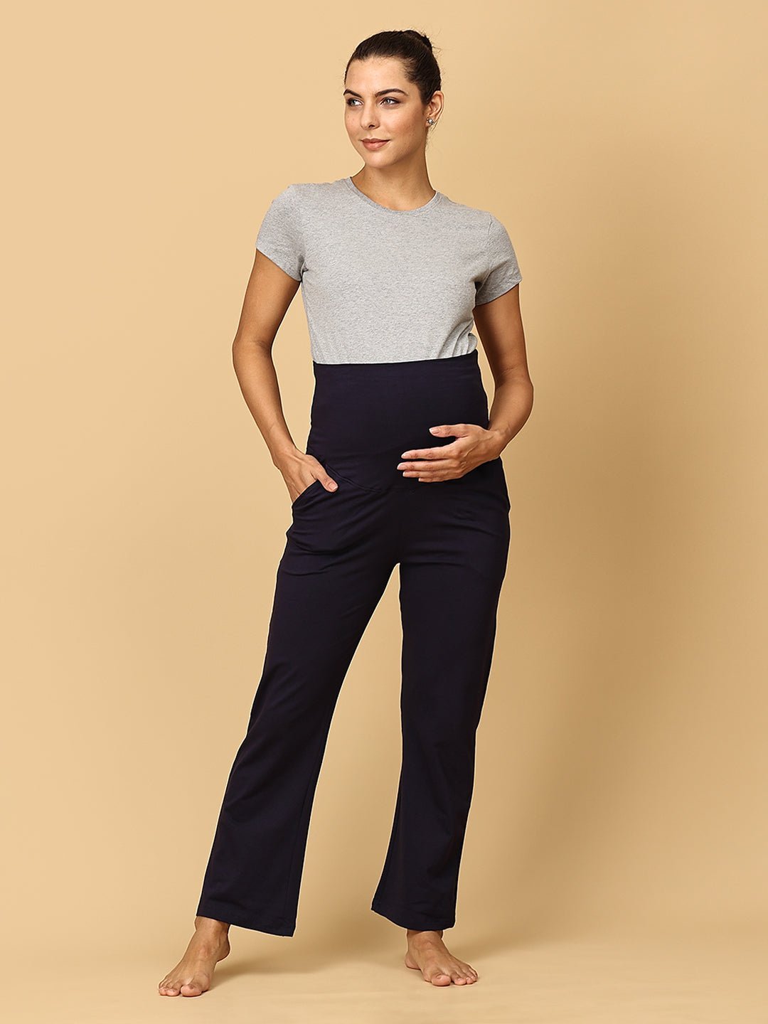 Comfy Maternity Trackpants Combo of 3