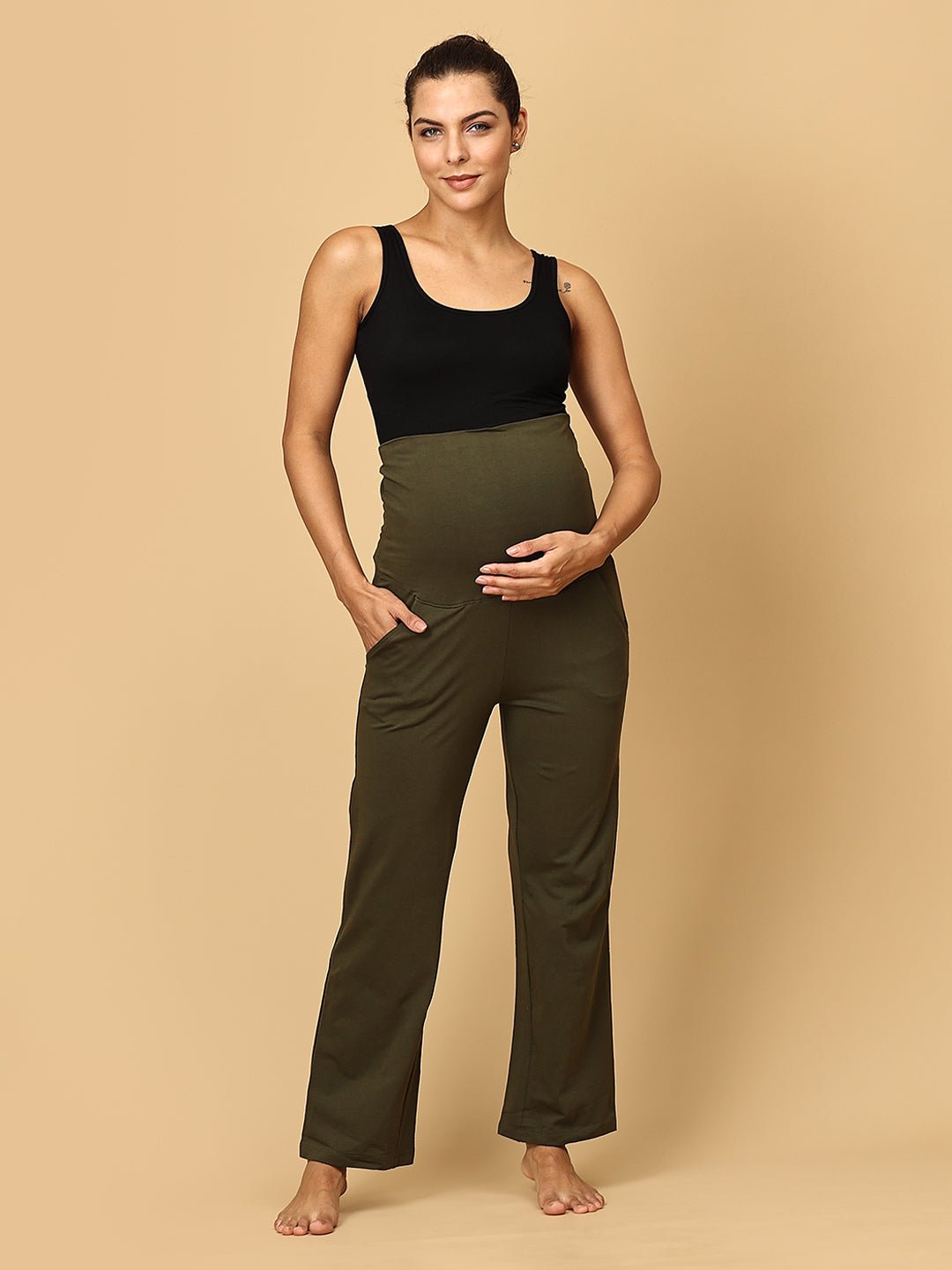 Comfy Maternity Trackpants Combo of 2