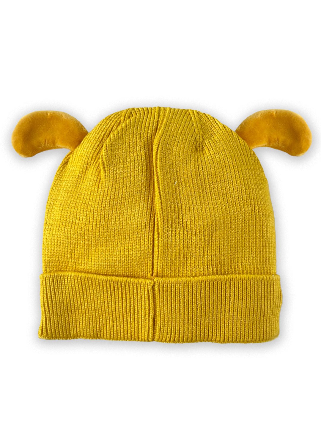 Mini Soul Cute Buddies Bear Print Pom Pom Knitted Cap