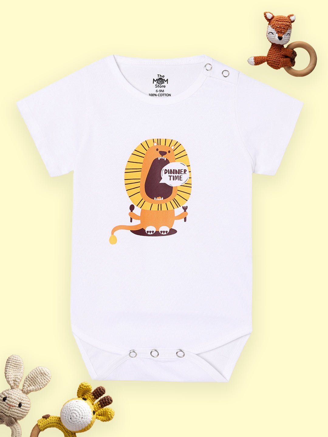 Dinner Time Infant Printed Onesie