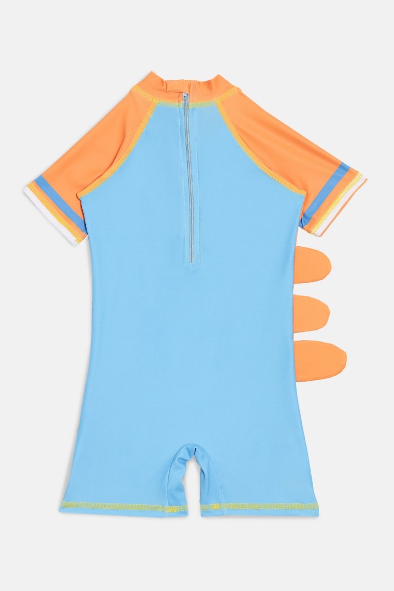 Dino Adventure Boys Swimsuit With Matching Cap