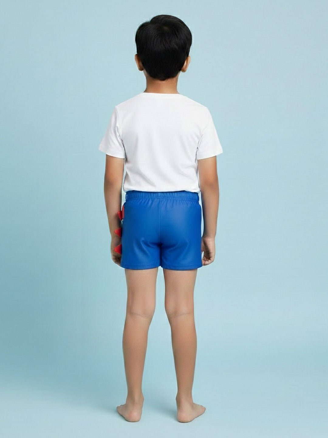 Dino Drive 'N' Dive Boys Swim Shorts With Cap Set