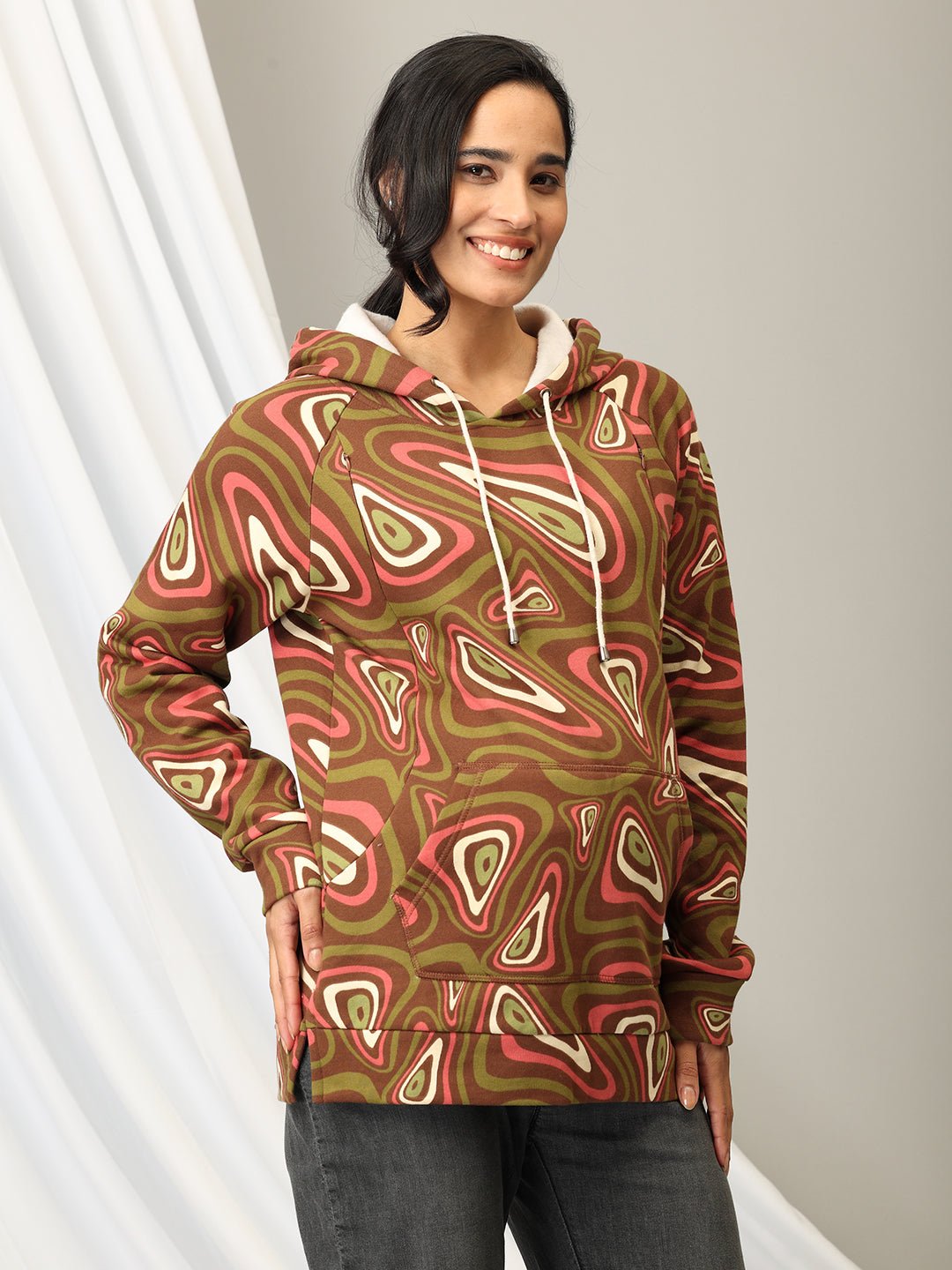 Dreamwave Maternity and Nursing Sweatshirt Hoodie Multi