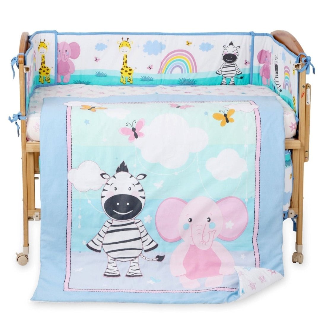 Dreamy Animals 1 PC Kids 100% Cotton Quilted Baby Comforter