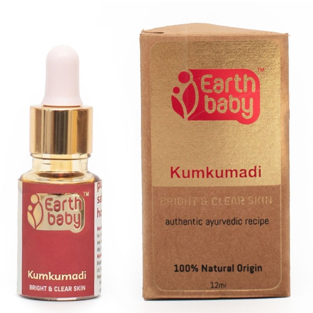 EarthBaby Ayurvedic Kumkumadi Face Glowing Oil Tailam 12ml 2.95x1.57x1.57in 0.03lb