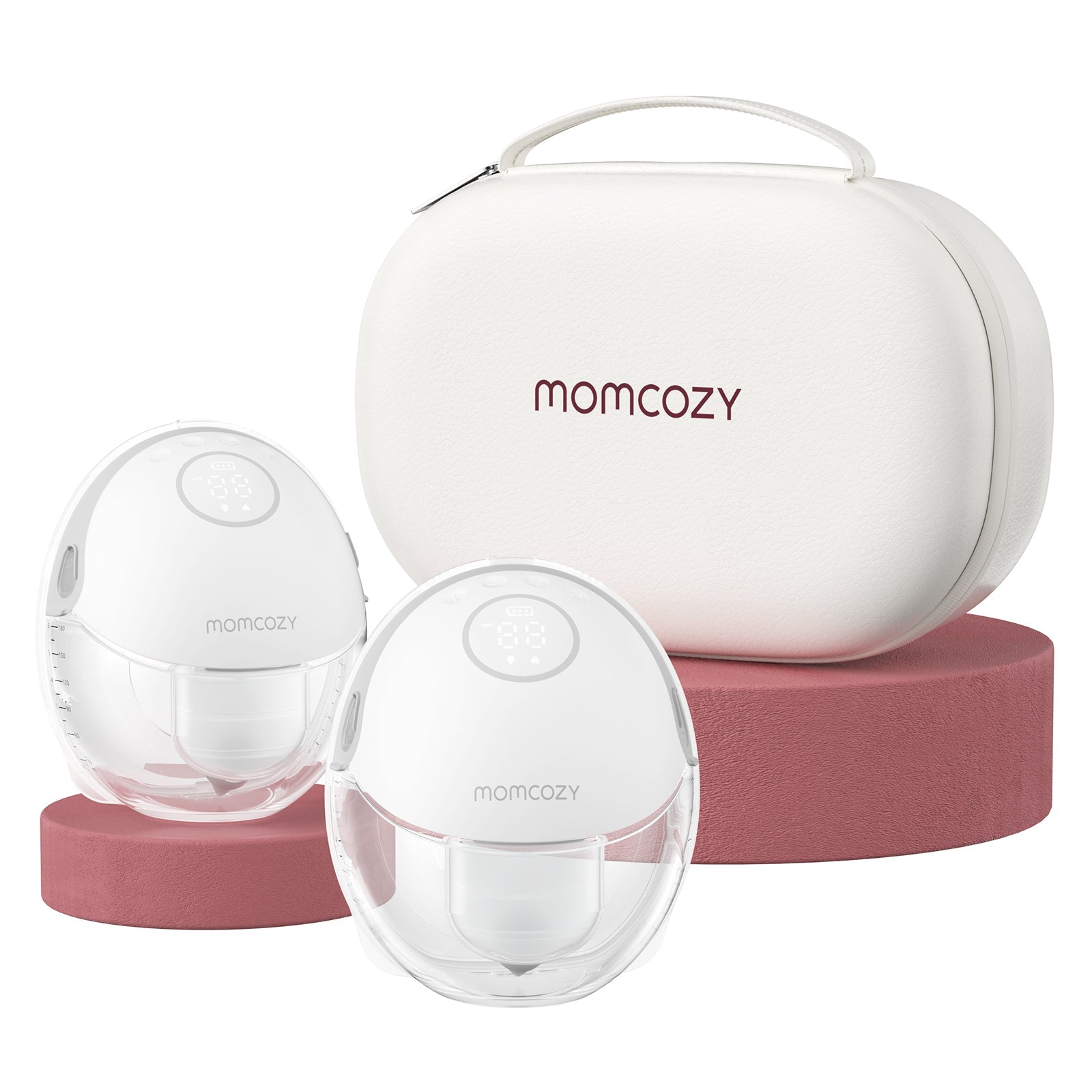 Momcozy M6 Double Wearable Electric Breast Pump Grey 1.07lb
