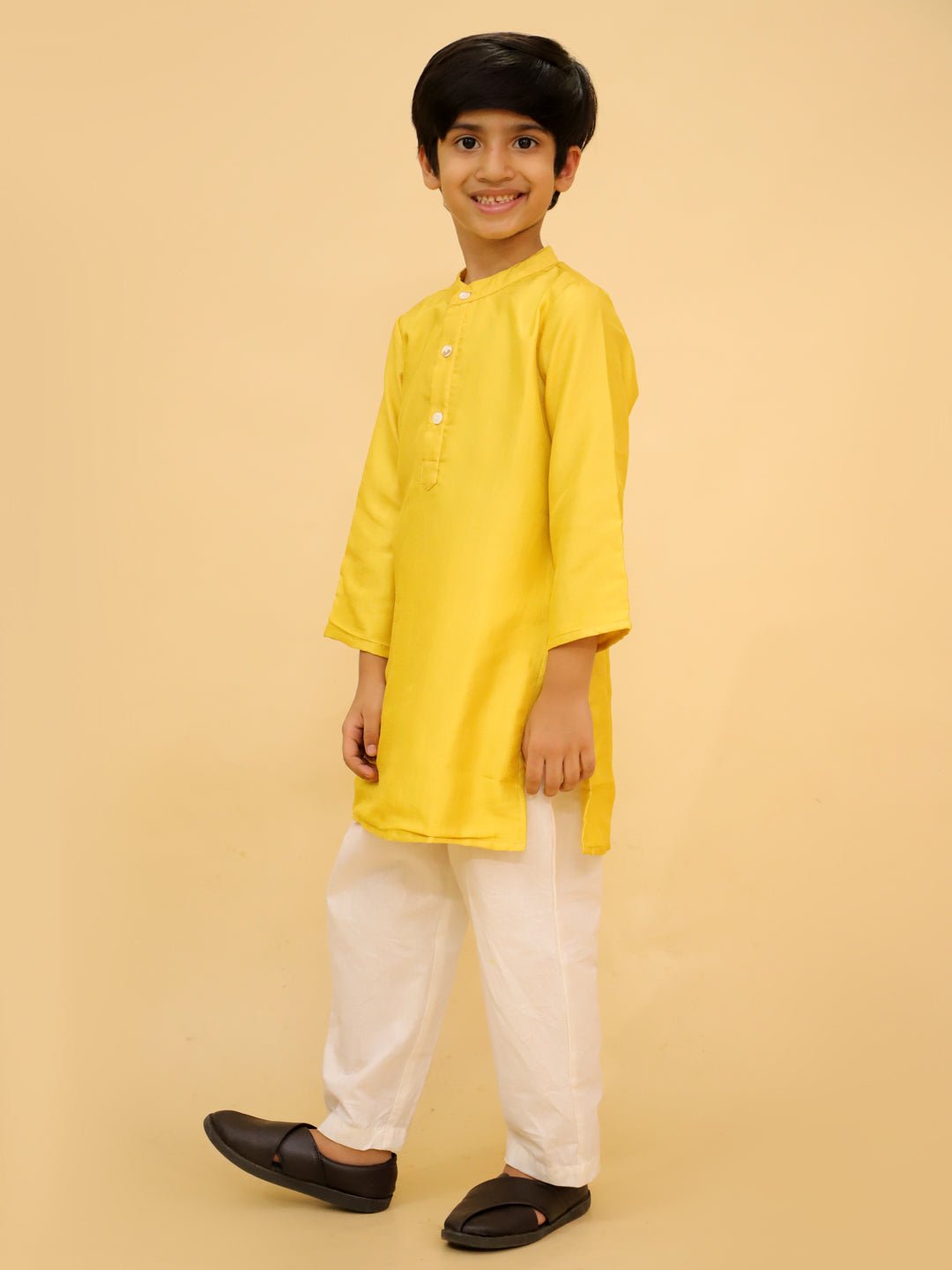 Golden Hour Silk Kurta Pajama And Anarkali Sharara Ethnic Set