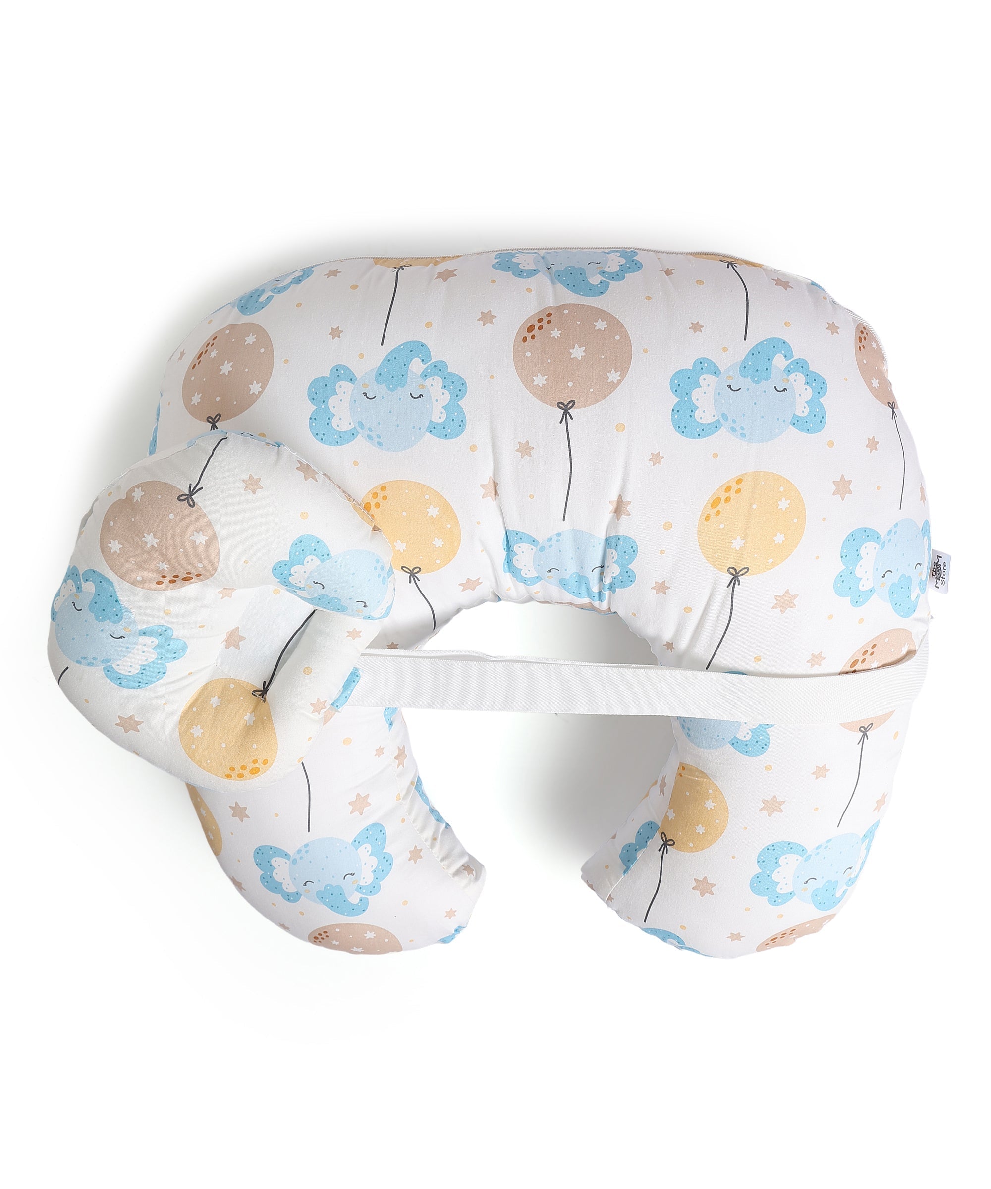 Adventure Club Extra Large Nursing and Feeding Pillow White