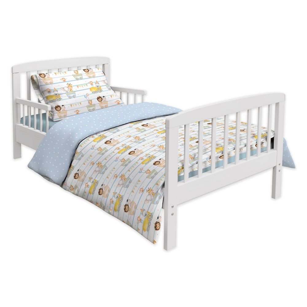 Joy Ride 5 Pc Organic Cotton Toddler Comforter Set For Babies