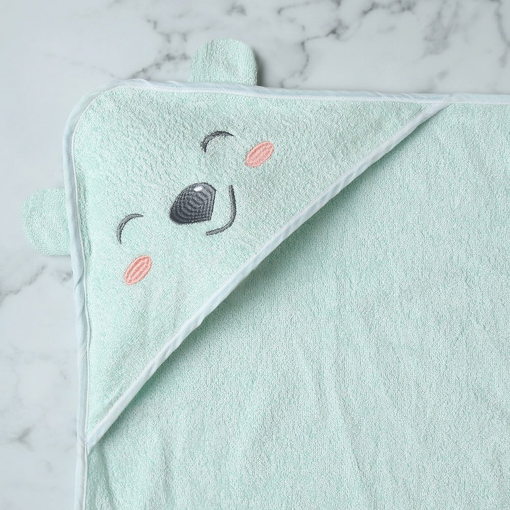 Bear Ear Bamboo Cotton Anti Ultraviolet Unisex Toddler Hooded Towel