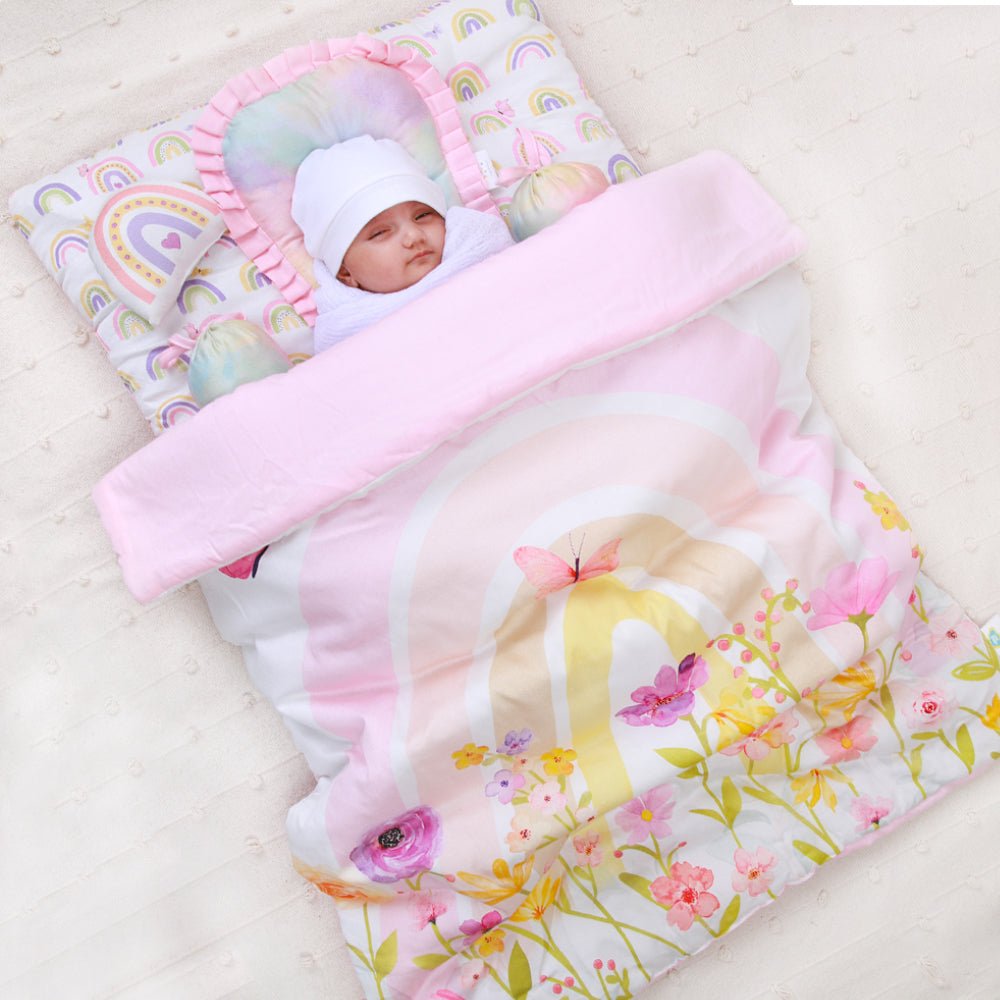 Rainbow Dreams 1 PC Kids Organic Cotton Baby Comforter