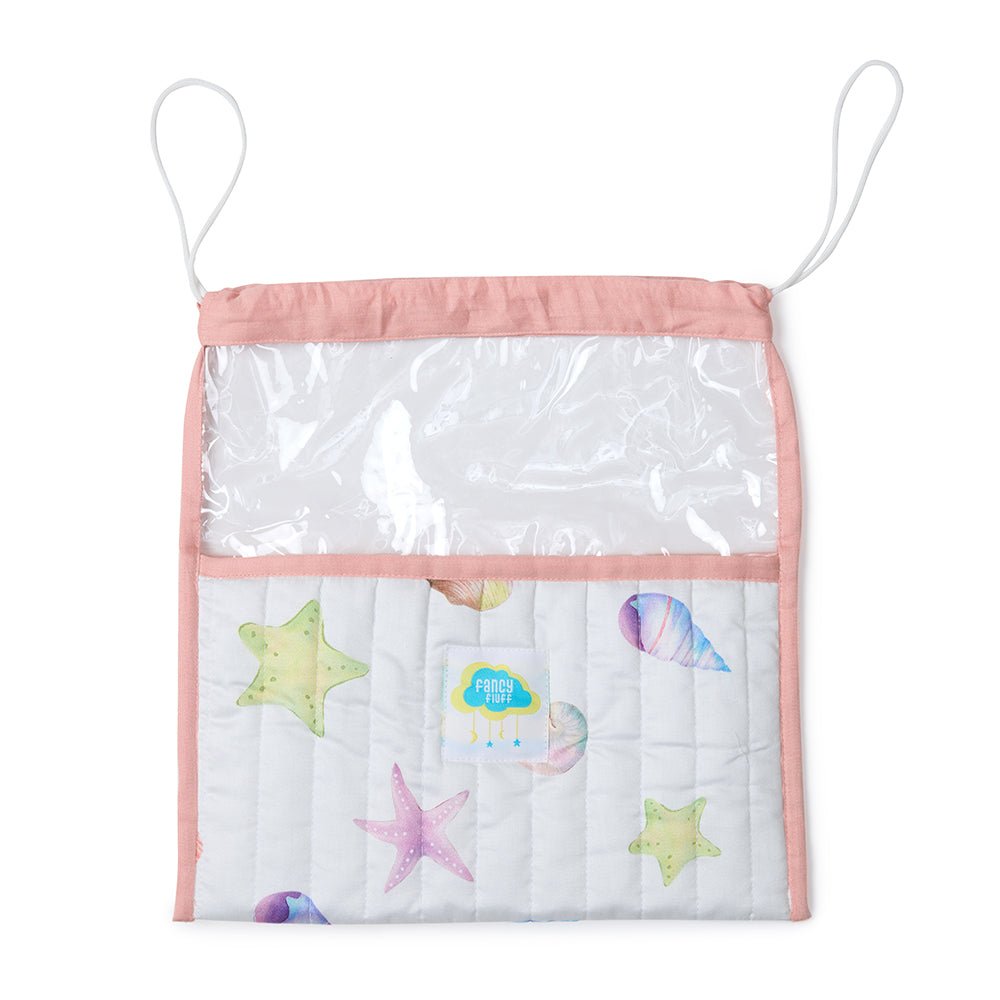 Fancy Fluff Organic Shoe Bag Sea Fantasy 12x12in 0.33lb