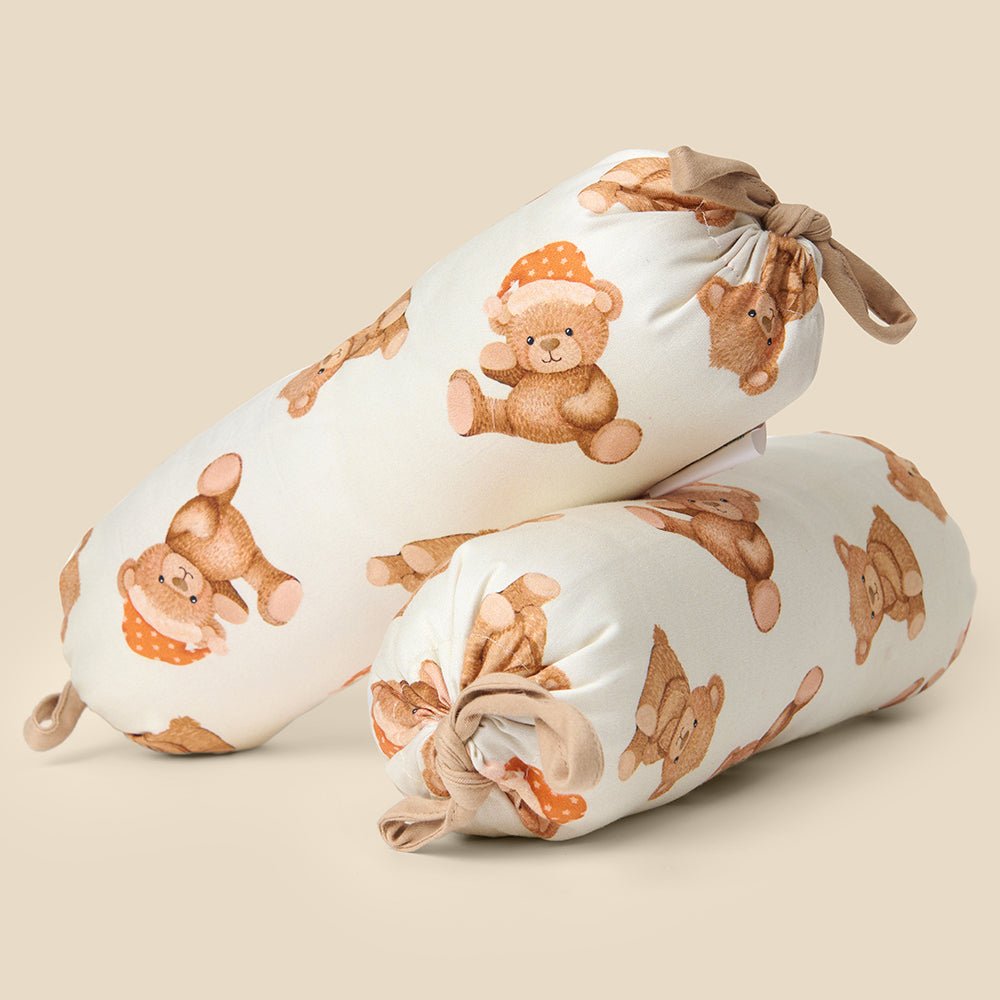 Cuddle Bear 2 PC Kids Organic Cotton Baby Bolsters