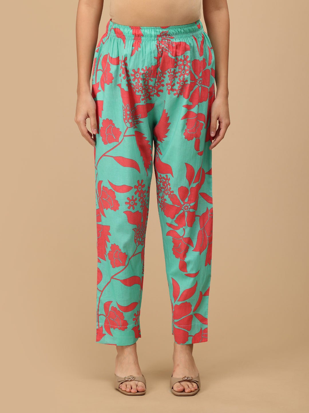 Flora-licious Mint Maternity and Nursing Co Ord Set Aqua